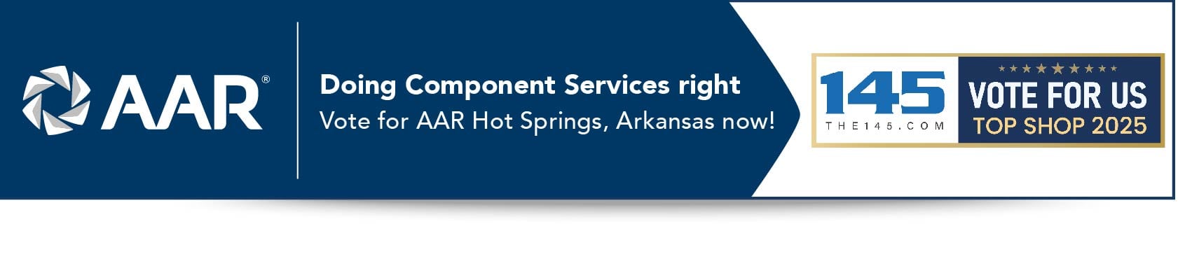 Vote for Component Services - Hot Springs as Your Top Shop